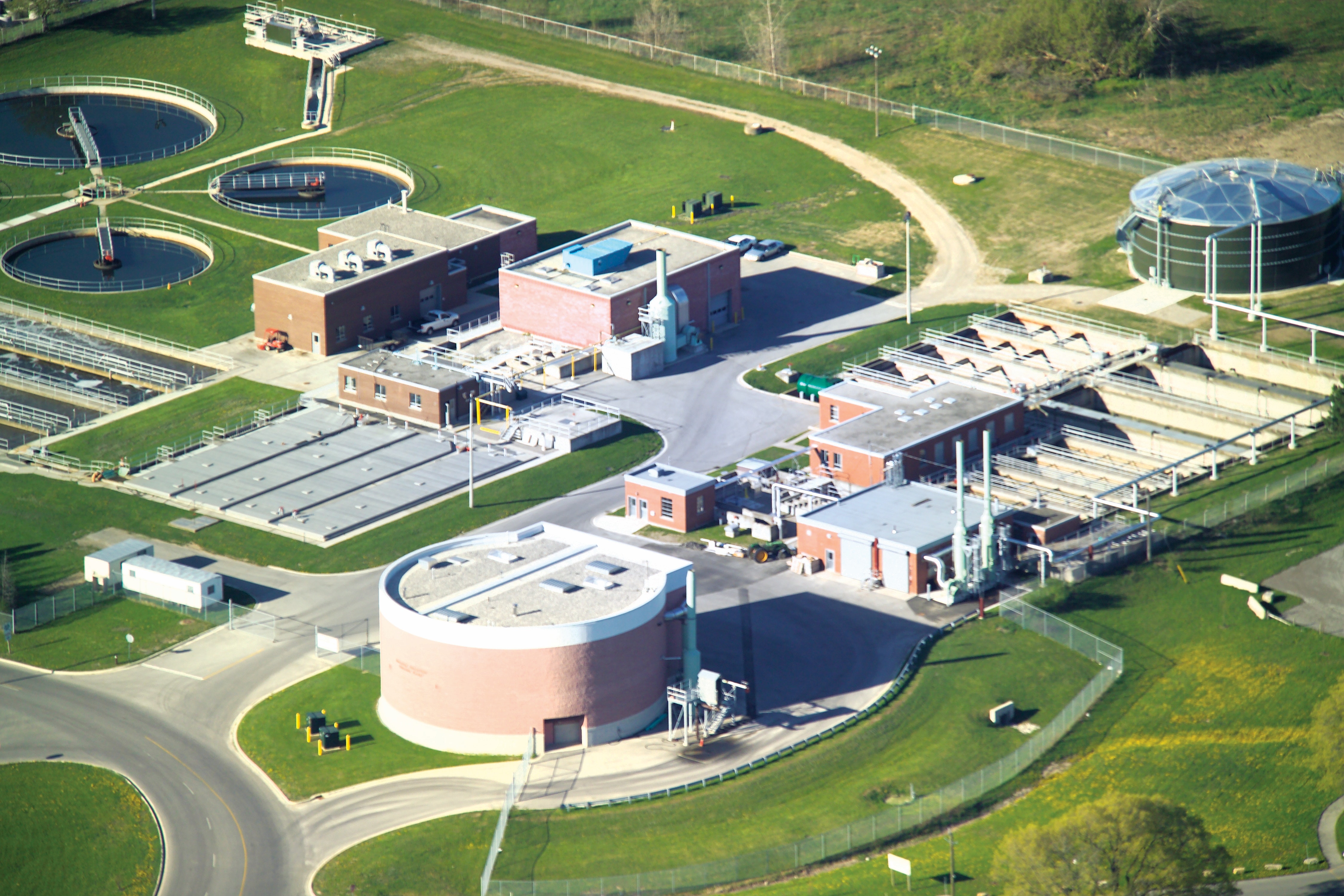 Adelaide plant aerial shot