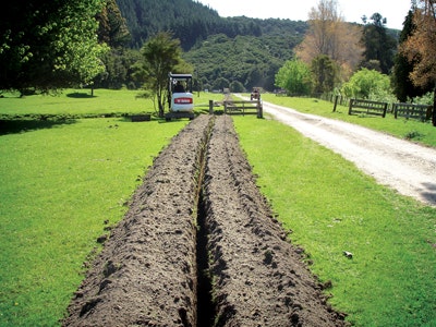 Step One - Pressure Sewer Installationx