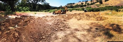 Blue Oak Ranch construction site overview