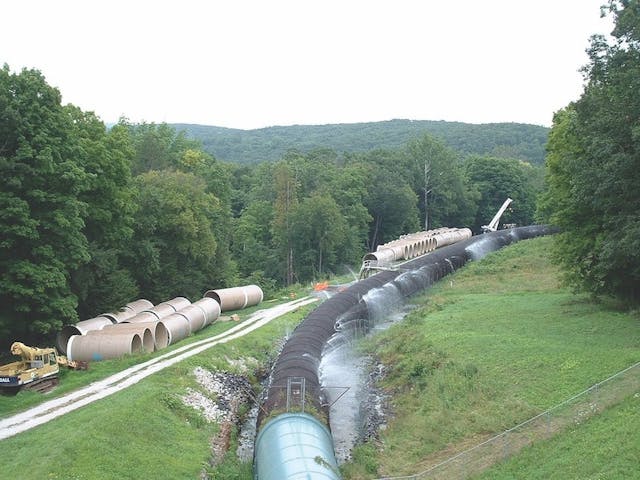 Hobas Rocky River Existing Line Leaking copy
