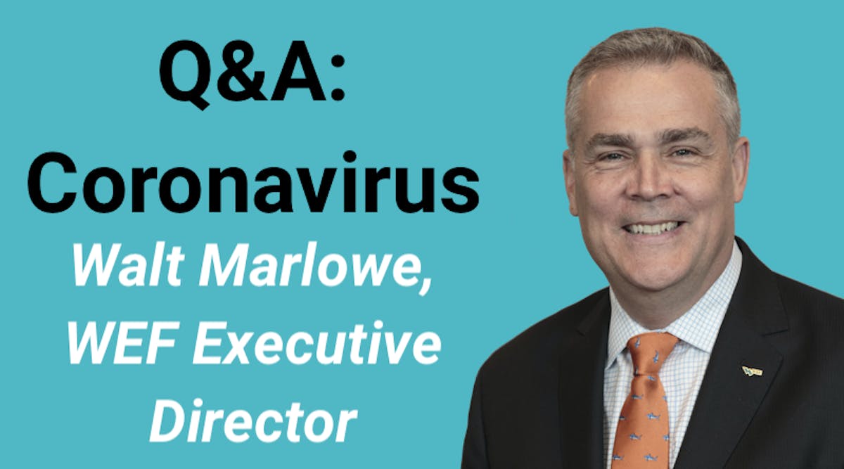 WEF Executive Director Walt Marlowe Q&amp;A - Coronavirus 2020