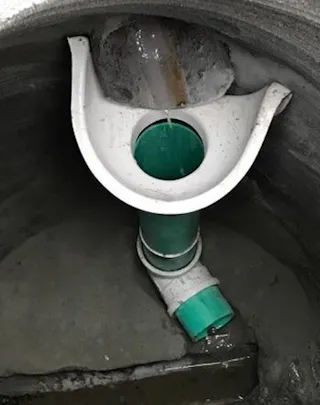 Inside Drop System Offers Advantages Over Outside Drops | Wastewater Digest