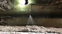 DWC first leak on the 24%22 DIP watermain
