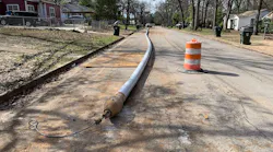 City of Tyler LAN pipe bursting hammer for sewer main repair