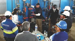 AdEdge Personnel Eric Nicol and Esmeralda Bonilla provide Operator Training San Antonio de Los Cobres
