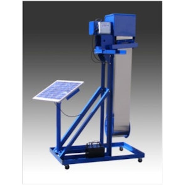 Oil Skimmer Uses BeltandWiper System to Clean Water Surface