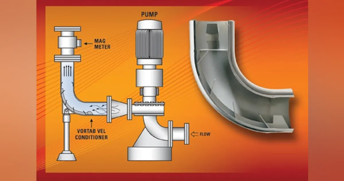 Flow Conditioning Flow Conditioner Eliminates Swirl for Accurate Measurement | Wastewater ...