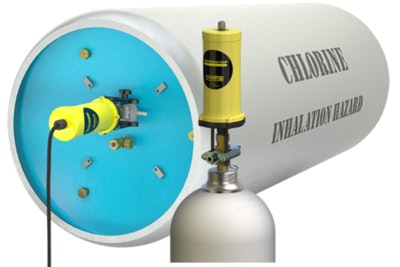 Actuator Closes Chlorine Containers in Case of Emergency Wastewater
