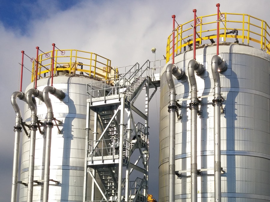 1655328063265 Slave Lake Pulps Scrubber Tank Handrail Piping And Stair Tower