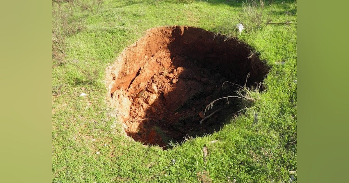 California Sinkhole 2025