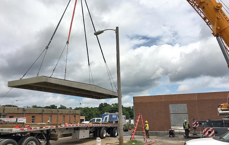 Easi-Set Buildings Franklin TN Water Reclamation Facility roof