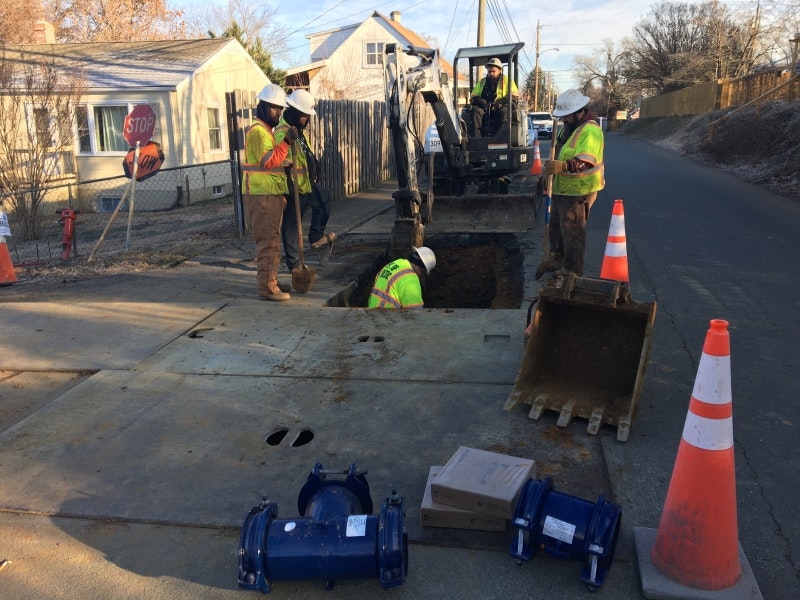 1655328613613 Excavating For Pipe Repair Charlottesville Va