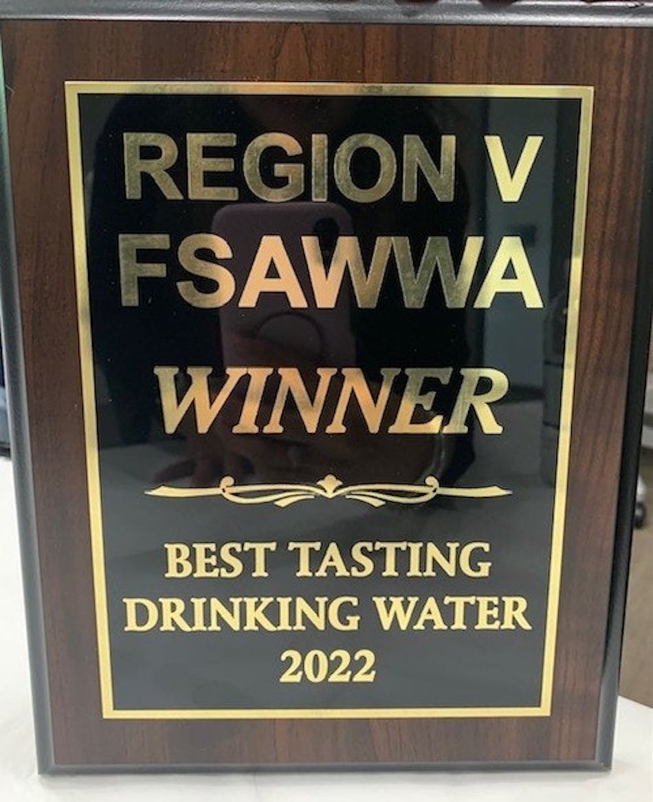 BSU Honored with Best Tasting Drinking Water Award Wastewater Digest