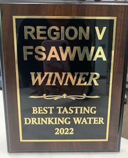 BSU Best Tasting Drinking Water award