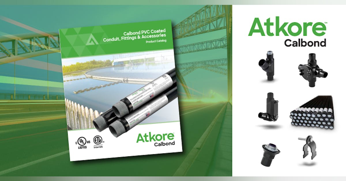 New Calbond PVC Coated Conduit Catalog for Harsh Environments