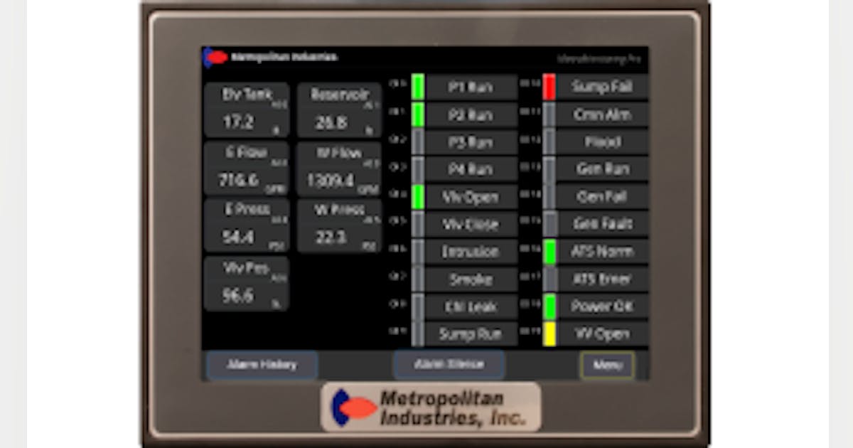 New Metro Monitoring Pro Cloud SCADA Controller | Wastewater Digest