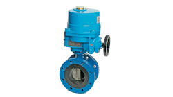An example of an electric actuator on a valve. An example of an electric actuator on a valve.