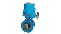 An example of an electric actuator on a valve. An example of an electric actuator on a valve.