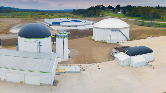 Quasar Energy Group’s Zanesville, Ohio, facility turns waste into a gas that can be used to produce electricity and thermal energy.