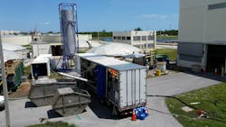 Pilot testing CNP CalPrex pre-digestion nutrient management system with onsite lab samples from testing. Pilot testing CNP CalPrex pre-digestion nutrient management system with onsite lab samples from testing.