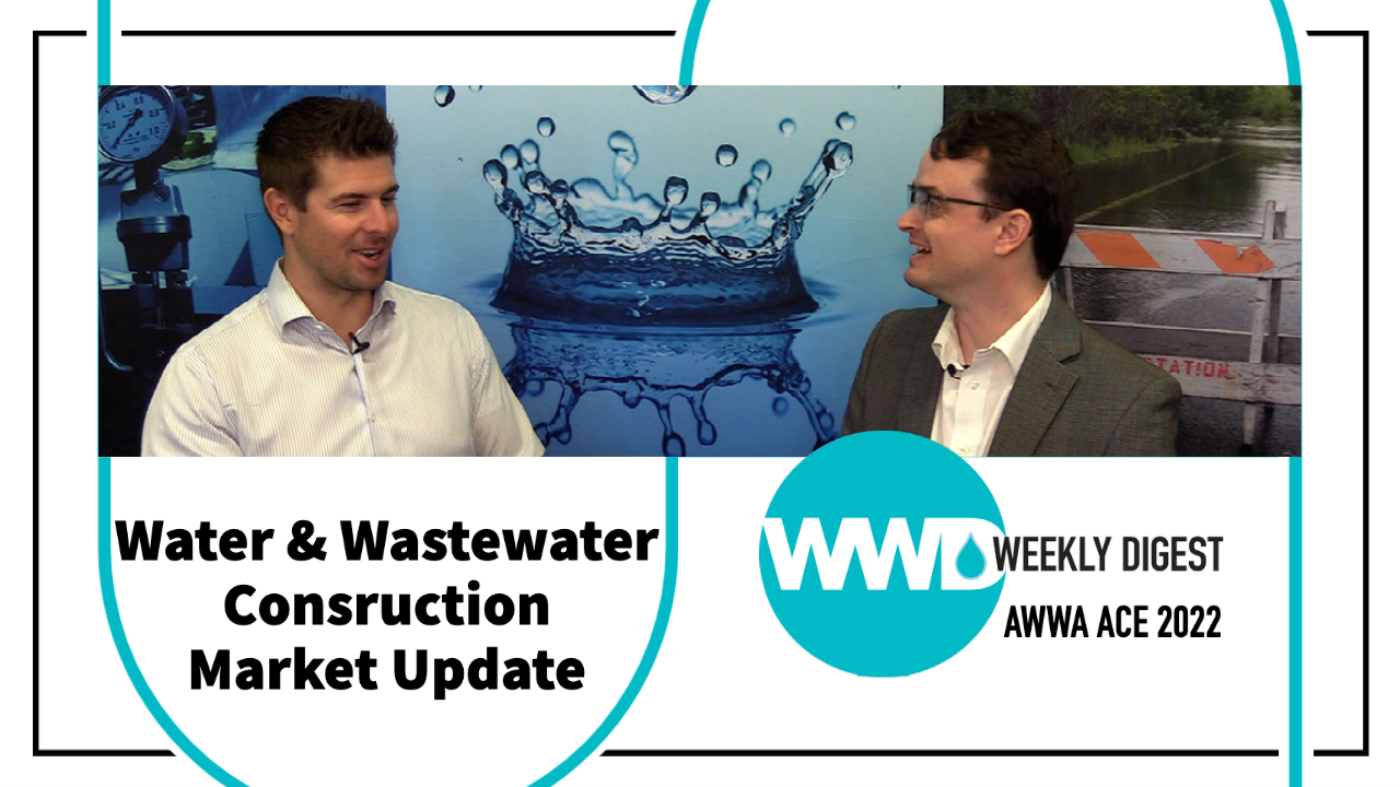 Water Wastewater Construction Market Update Mccarthy Building Companies Jaren Murphy Awwa Ace 22