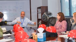 Dr. Majid Khan, middle, has a passion for teaching, and he fuels that need by training, coaching and mentoring his employees at Great Lakes Water Authority with compassion and care.