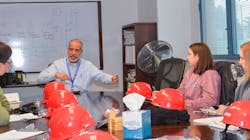 Dr. Majid Khan, middle, has a passion for teaching, and he fuels that need by training, coaching and mentoring his employees at Great Lakes Water Authority with compassion and care. Dr. Majid Khan, middle, has a passion for teaching, and he fuels that need by training, coaching and mentoring his employees at Great Lakes Water Authority with compassion and care.