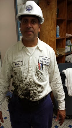 Dr. Majid Khan keeps this photo to the side of his monitor to remind him to remain humble and empathize with his team's work every day. Dr. Majid Khan keeps this photo to the side of his monitor to remind him to remain humble and empathize with his team's work every day.