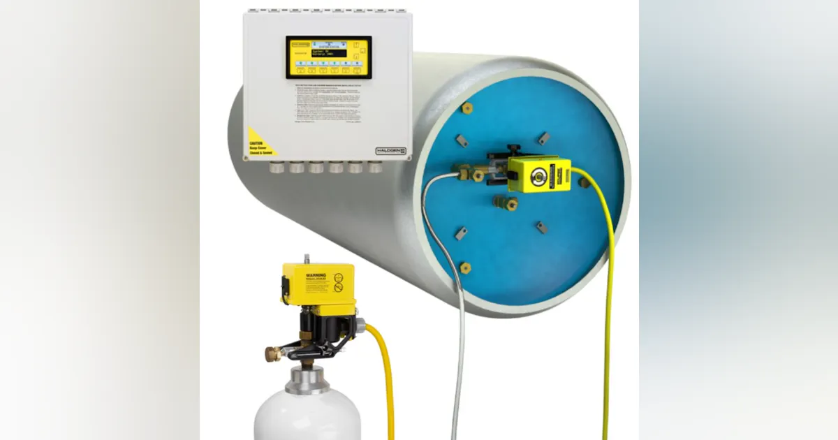 Halogen System Computer Halogen Valve System , Hazardous Gas Valve Shutoff Systems – CBLHUD