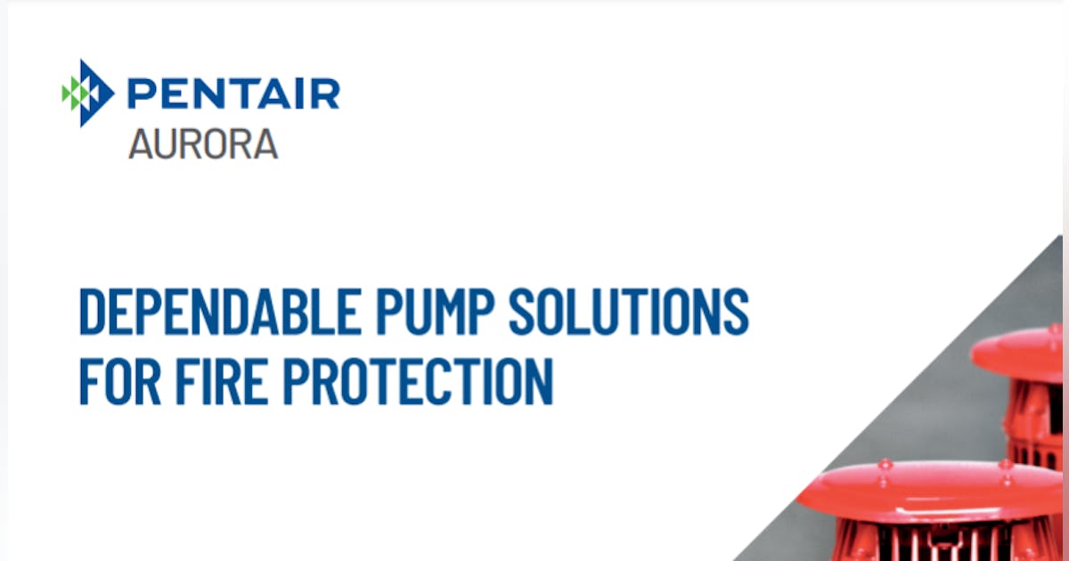 Aurora Fire Pump Brochure Wastewater Digest