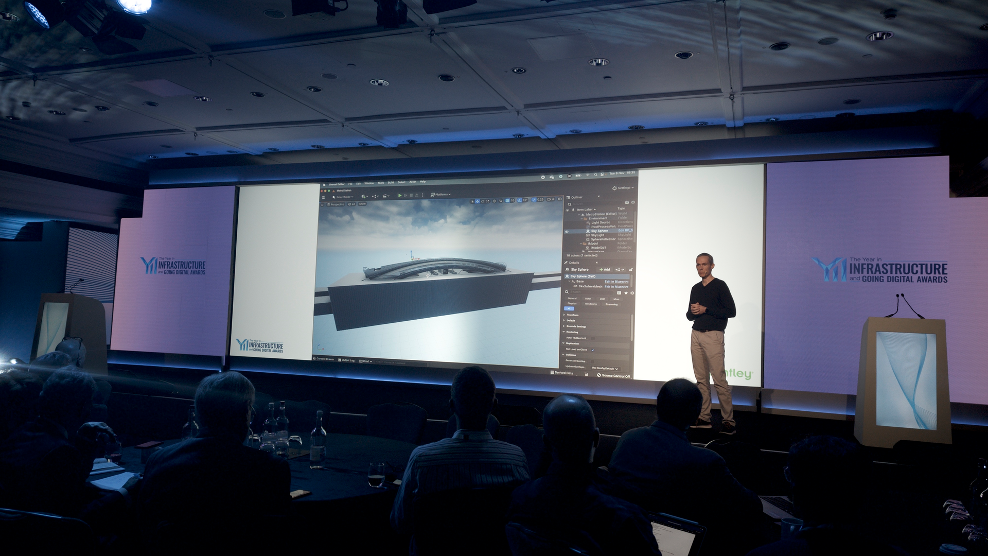 Bentley Infrastructure Cloud integrates with video game engines such as Epic Games' Unreal Engine, Nvidia Omniverse and Unity to create easily shareable, exportable and viewable 3D models of infrastructure systems.