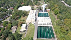 The Ozark Point Water Treatment Plant's original construction dates back to the 1880s with its first expansion in 1927. The Ozark Point Water Treatment Plant's original construction dates back to the 1880s with its first expansion in 1927.
