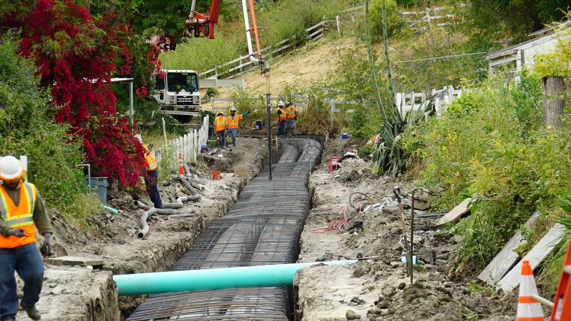 Elevation added complications to the project, especially when combined with narrow working environments.