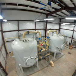 Special attention was paid to the spacing around the treatment equipment to ensure ease of use and inspection. Special attention was paid to the spacing around the treatment equipment to ensure ease of use and inspection.