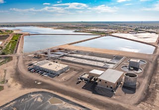 An aerial view of the National Beef Wastewater Treatment Plant.