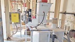 The first of three ready-to-go Vibra Screw systems, consisting of a VersiFeeder volumetric screw feeder with a mix tank, mixer and plumbing connections, was installed at Fort Worth’s Rolling Hills water treatment plant in 2020. The first of three ready-to-go Vibra Screw systems, consisting of a VersiFeeder volumetric screw feeder with a mix tank, mixer and plumbing connections, was installed at Fort Worth’s Rolling Hills water treatment plant in 2020.