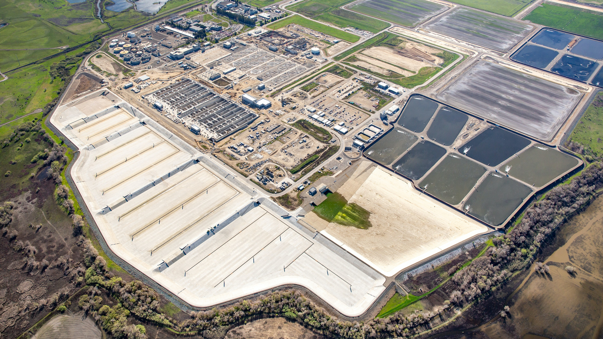 The treatment facility's Biological Nutrient Removal project is responsible for removing 99% of ammonia and 89% of nitrogen, addressing concerns about possible impacts downstream.