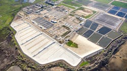 The treatment facility's Biological Nutrient Removal project is responsible for removing 99% of ammonia and 89% of nitrogen, addressing concerns about possible impacts downstream. The treatment facility's Biological Nutrient Removal project is responsible for removing 99% of ammonia and 89% of nitrogen, addressing concerns about possible impacts downstream.