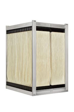 The new ZeeWeed 500EV reduces the membrane tank footprint by up to 50% while lowering energy costs by 20%. Additionally, with over 60% fewer parts, the evolved product simplifies maintenance. The new ZeeWeed 500EV reduces the membrane tank footprint by up to 50% while lowering energy costs by 20%. Additionally, with over 60% fewer parts, the evolved product simplifies maintenance.