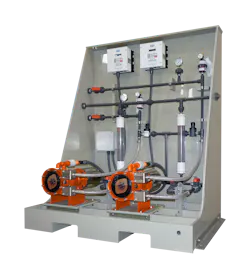 A wastewater-treatment plant's chemical-transfer system can be optimized through the use of peristaltic pumps because the technology does not contain any valves that can become clogged. This means that when the pump is shut down any viscous liquids that will generally solidify or become gelatinous when resting will not adversely affect the pump's operational capabilities. A wastewater-treatment plant's chemical-transfer system can be optimized through the use of peristaltic pumps because the technology does not contain any valves that can become clogged. This means that when the pump is shut down any viscous liquids that will generally solidify or become gelatinous when resting will not adversely affect the pump's operational capabilities.