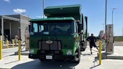 The solid wastes trucks for the city of Roseville started using the renewable natural gas fuel generated by the Pleasant Grove WWTP in the spring of 2023.