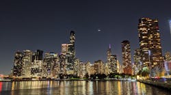 Chicago Skyline From Lake Michigan