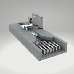 An example of an ultraviolet disinfection module that can be installed in a wastewater treatment plant for disinfection to inactivate bacteria, viruses and parasites among other contaminants. An example of an ultraviolet disinfection module that can be installed in a wastewater treatment plant for disinfection to inactivate bacteria, viruses and parasites among other contaminants.