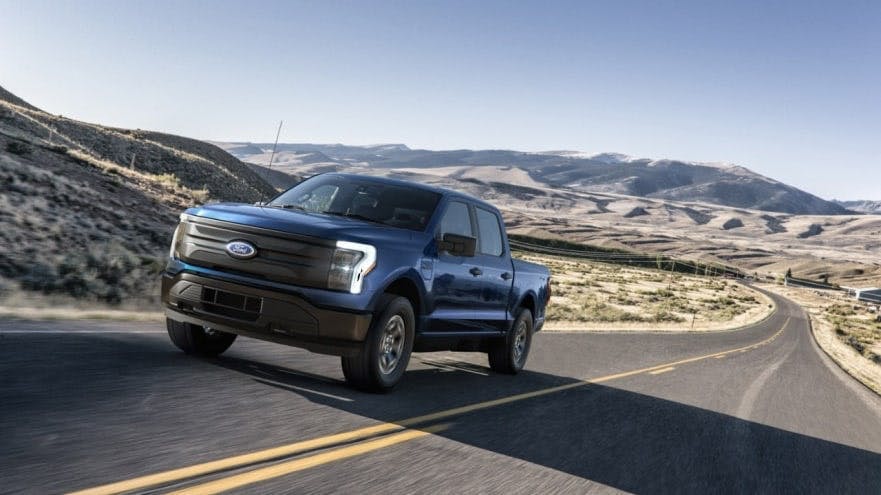 Automakers are meeting the demand for electric vehicles in all categories and sizes, which is driving a need for more EV charging infrastructure. Shown here is a Ford F150 Lightning Electric Truck.