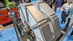 The Sanitaire Taron activated sludge filter from Xylem can meet strict total suspended solids limits for wastewater utilities, while also increasing hydraulic capacity. The Sanitaire Taron activated sludge filter from Xylem can meet strict total suspended solids limits for wastewater utilities, while also increasing hydraulic capacity.