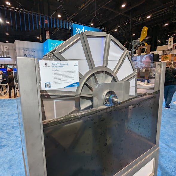 Xylem launched the Sanitaire Taron activated sludge filter at WEFTEC 23 in Chicago.