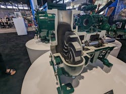 Franklin Electric relaunched the Pioneer Vortex Pump at WEFTEC 23 in Chicago. Franklin Electric relaunched the Pioneer Vortex Pump at WEFTEC 23 in Chicago.