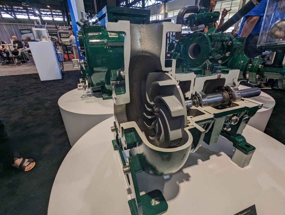 Franklin Electric relaunched the Pioneer Vortex Pump at WEFTEC 23 in Chicago.