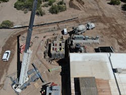 The available site footprint required portions of existing assets be removed while rebuilding the new, larger materials — but without disturbing the operation of existing assets. The available site footprint required portions of existing assets be removed while rebuilding the new, larger materials — but without disturbing the operation of existing assets.