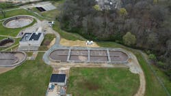 The aeration basin retrofit replaced 12 pieces of mechanical equipment with four. The aeration basin retrofit replaced 12 pieces of mechanical equipment with four.